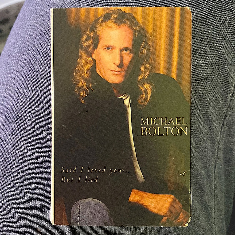 Vintage Michael Bolton 2 song cassette tape